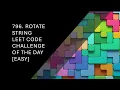796 Rotate String Leetcode EASY Java solution