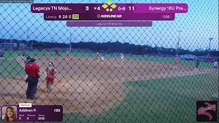 Synergy 16U Premier vs Legacys TN Mojo 16u 2026 07 23