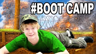Surviving 24 Hours In The HARDEST Bootcamp!