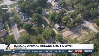 Illegal Animal Rescue shut down in Parsons Ks