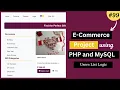 E-Commerce Website Project Using PHP MySQL Admin User Panel Users List Logic - 99