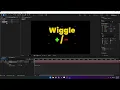 How to Animate the Wiggle Expression After Effects Tutorial