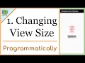 1 Programmatically Change Size of Views