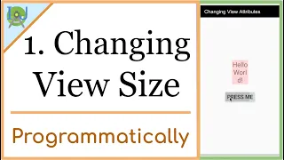 1 Programmatically Change Size of Views