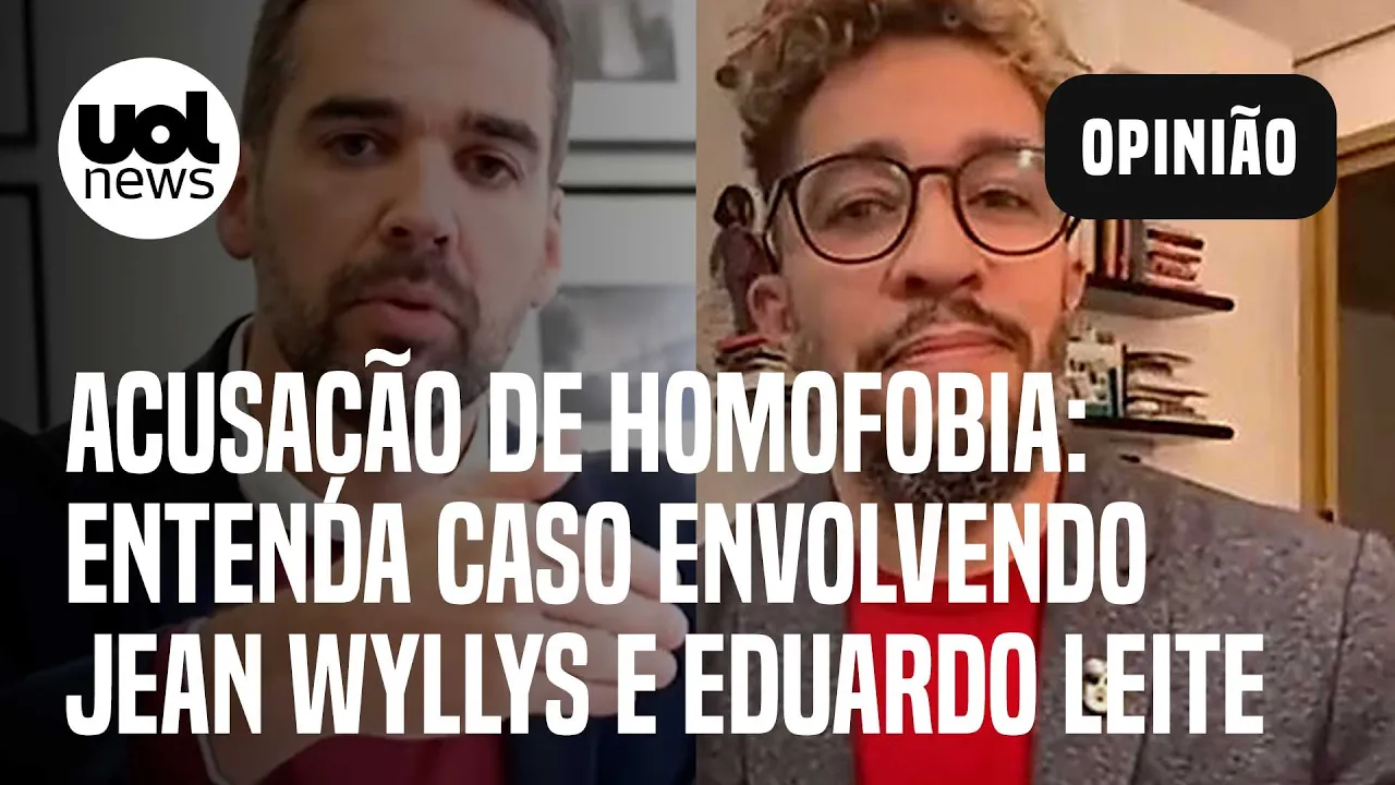 Jean Wyllys e Eduardo Leite: entenda acusação de homofobia após post; Sakamoto: 'É rastro de 2022'