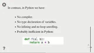 Fast Python and Profiling