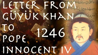 Download Letter from Güyük Khan to Pope Innocent IV // 1246 Mongol Primary Source MP3