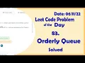 899 Orderly Queue Leetcode Daily Challenge