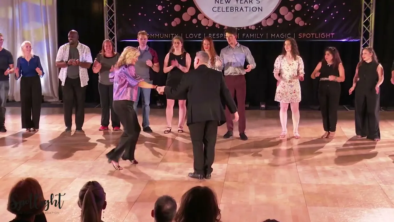 Spotlight New Year's Celebration 2023 Shag Intensive Performance