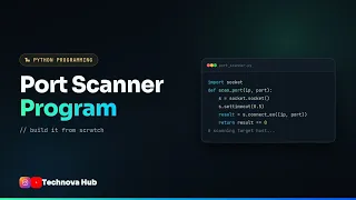 New Project Python Port Scanner a multithreaded Port Scanner built using Python