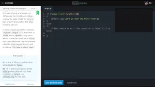 Code Academy JavaScript