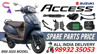Suzuki Access 125 BS6 - - Spare Parts Price 98932 35053 All India Home Delivery