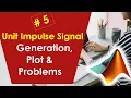Matlab for Signals Systems 5 Unit Impulse Signal Generation Plot Problems