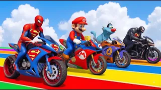 الرجل العنكبوت انقاذ باتمان Spider-Man Rescue batman vs iron man vs venom funny Game GTA 5 superhero