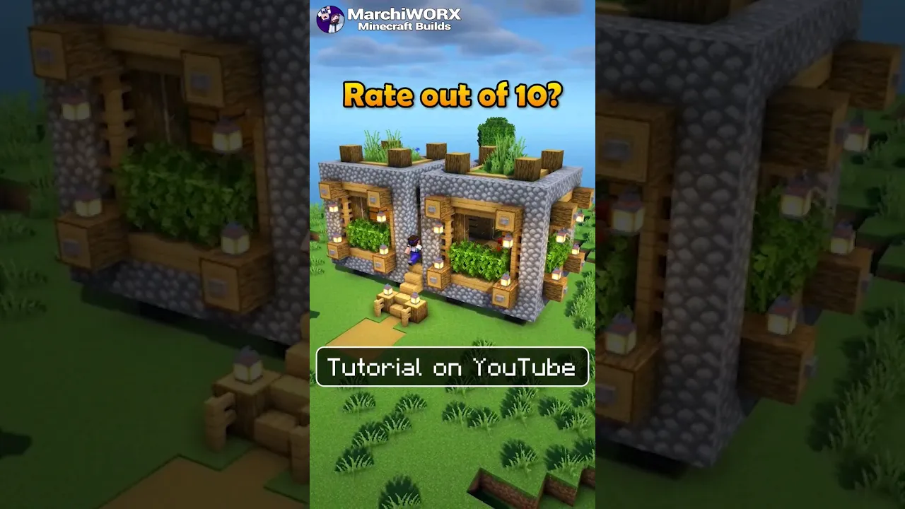 Minecraft Duo House ???? Build Tutorial