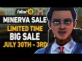 Fallout 76 Minerva BIG Sale Location July 30th - 3rd