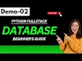 Python FullStack Demo 02 Database Beginner s Guide 91 9652532383