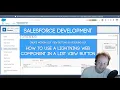 Salesforce Developer Tutorial LWC - How to use a Lightning Web Component in a List View Button