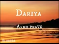 Arko - Dariya  [Lyrics ]