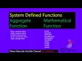 aggregate functions in sql aggregate functions mathematical function in sql