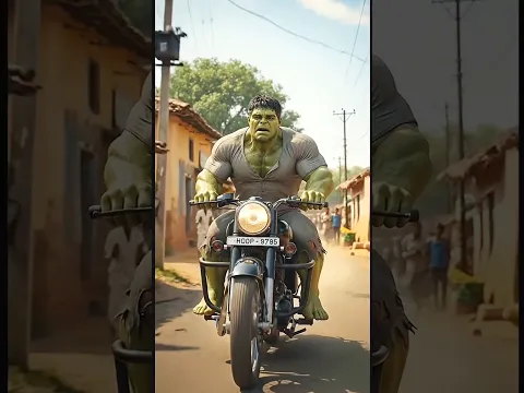 🔥 Title:HULK की बहन पर हुआ हमला… फिर जो हुआ 😱💚 | Hulk Saves Sister #Shorts