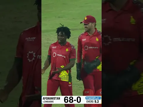 🚨 WICKET! Rahmanullah Gurbaz OUT! 😱🏏 #AfghanistanVsZimbabwe #ACBODITriNationSeries| 31C1T