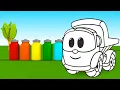 Lagu Learn colors with Leo the truck full episodes! Car cartoons for kids. A fire truck \u0026 a tow truck.