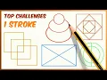 Single line Drawings Without Lifting the Pencil CHALLENGES