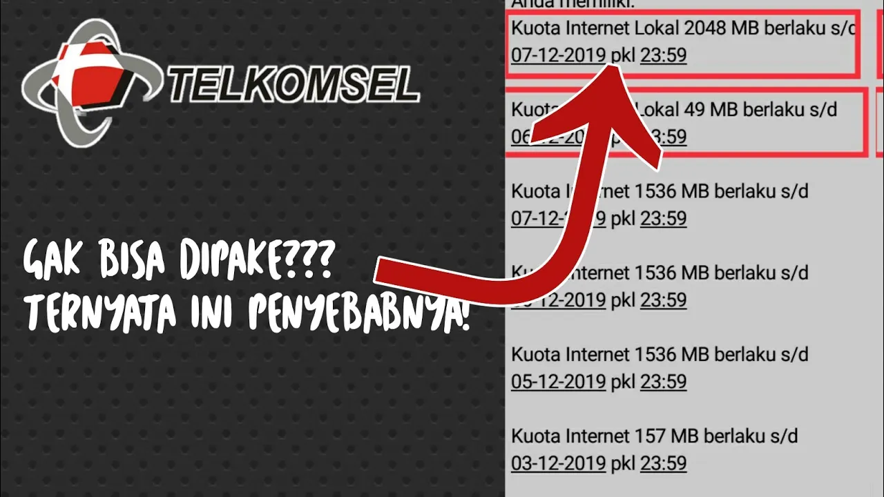 Awas! Kuota Lokal Telkomsel Gak Bisa Dipake, Kenali Penyebabnya!!!