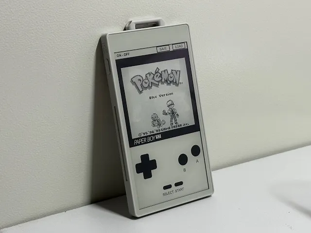 GameBoy Emulator on ESP32 + Eink (M5Stack PaperS3)