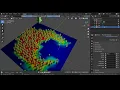 Weight Paint for Density Control Blender
