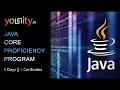 Java Core Proficiency Program 8 Days Course 2 Certificates