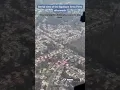 Aerial view of the Spokane Area Fires aftermath