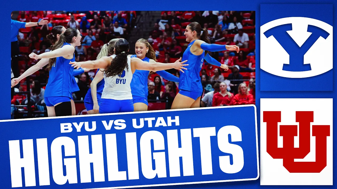 BYU Women's Volleyball vs Utah || Full Game Highlights 2026
