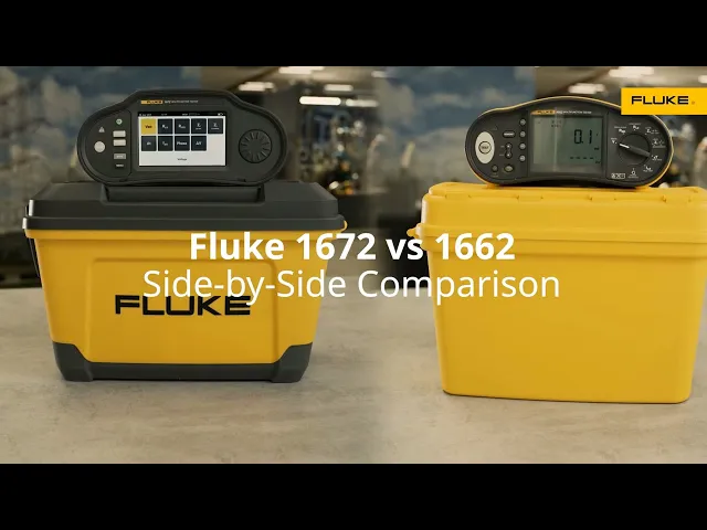 Watch the FLUKE 1662 compared with the FLUKE 1772 video