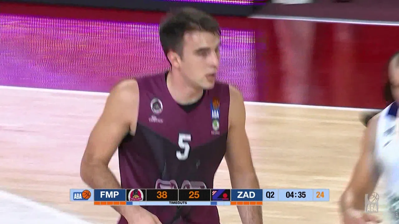 FMP's hot prospect Marko Pecarski shines in the game against Zadar (FMP - Zadar, 29.11.2019)