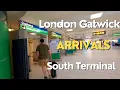 Walk Through London Gatwick South Terminal Arrivals