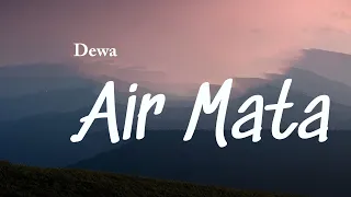 dewa air mata lyrics video