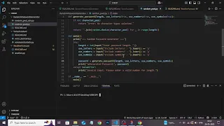 OIBSIP Internship - SimplePasswordGenerator