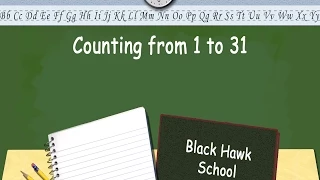 Counting 1 to 31