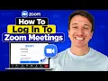 How To Log In To Zoom Meetings 2026