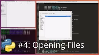 Python GUI Development - Opening a File
