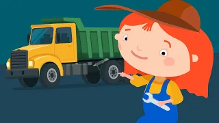 Грузовик сломался! Доктор Машинкова ремонтирует подъёмную ось