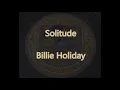 Billie Holiday 'Solitude'  1947 78 rpm