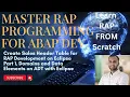 8 Create Sales Header Table for RAP Development on Eclipse Part 1 Domains and Data Elements on ADT
