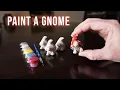 Gnome Sweet Gnome Painting a Mini Concrete Cutie