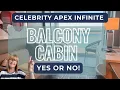 Celebrity Apex Infinite Balcony Room Walkthrough - Best Worst Features