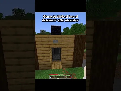 Ascensor #minecraft #minecraftshorts #minecraftmeme #memes