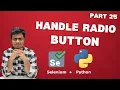 Selenium Webdriver tutorial 25 Handle Radio button