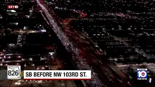 Crash affects Palmetto Expressway traffic in Miami-Dade